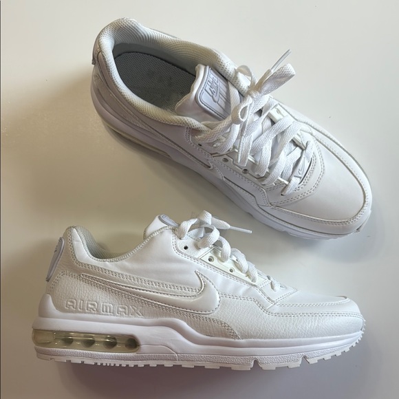 White Nike Air Max LTD 3 Sneakers - Picture 6 of 14
